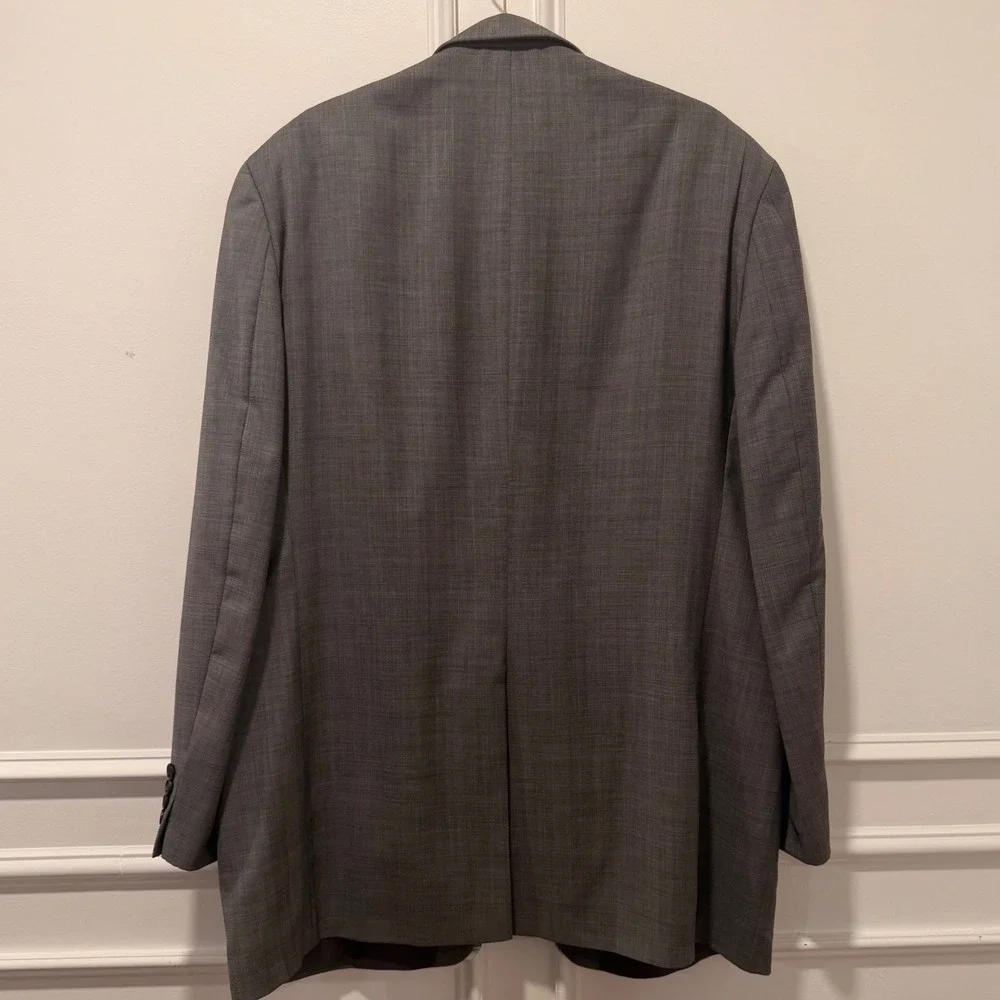 Lauren Ralph Lauren Men's Size 46XL Gray 100% Wool‎ Blazer Sport Coat